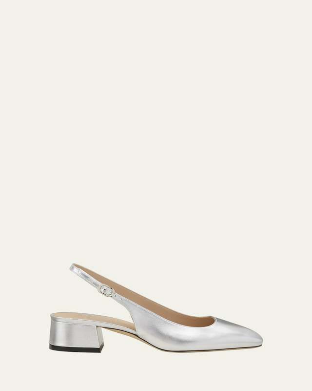 Maeve Metallic Slingback Ballerina Pumps